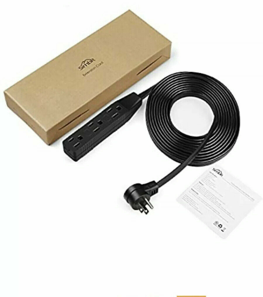 Simbr SPT-3 16AWG 15FT(4.57M) Extension Cord