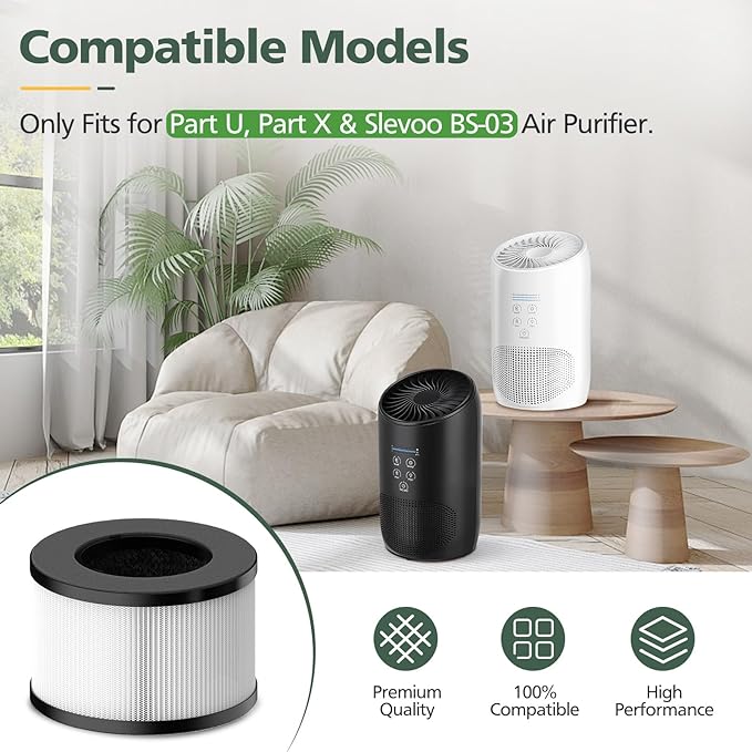 Partu Air Purifier Replacement Filter