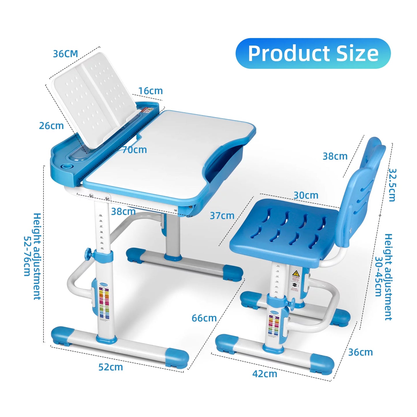 SIMBR Kids Desk and Chair Set