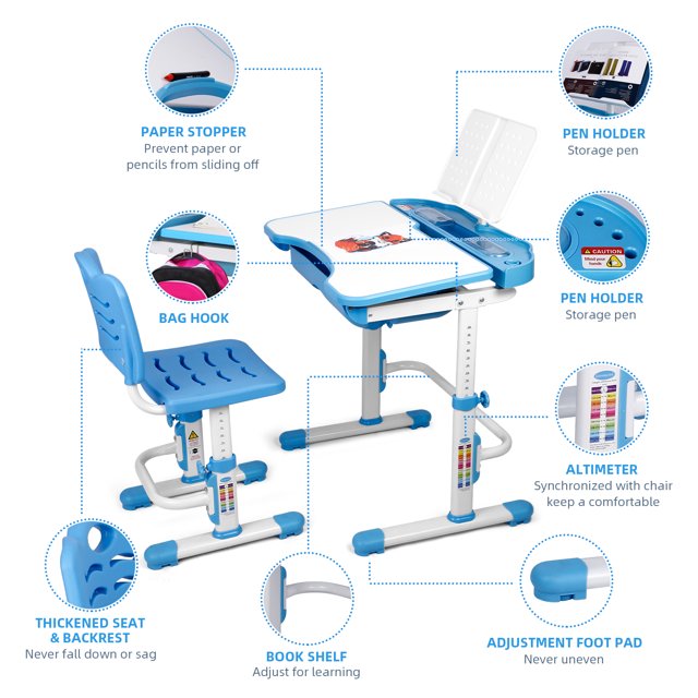 SIMBR Kids Desk and Chair Set