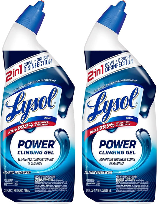 Lysol -- 24 oz. Power Toilet Bowl Cleaner (2-Count)