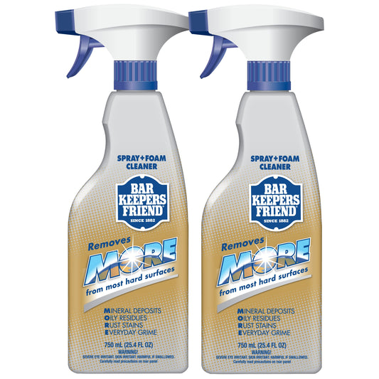 Bar Keepers Friend -25.4 oz. More Spray and Foam All-Purpose Cleaner, 2 Pack